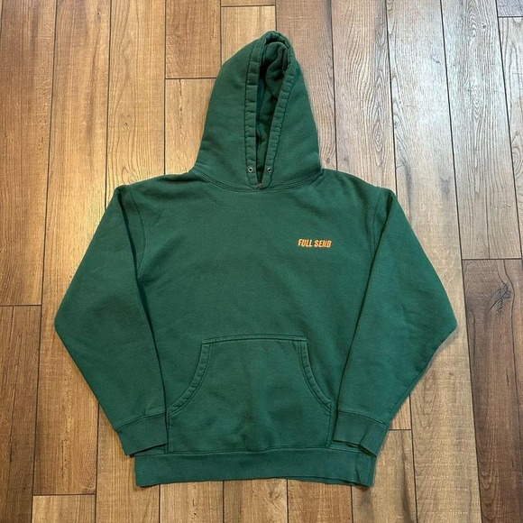 Full Send Nelk Boys Green and Orange Hoodie Sweatshirt size Medium - Picture 1 of 4